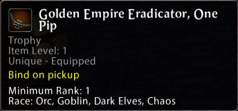 Golden Empire Eradicator, One Pip.png