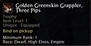 Golden Greenskin Grappler, Three Pips.png
