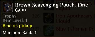 Brown Scavenging Pouch, One Gem.png